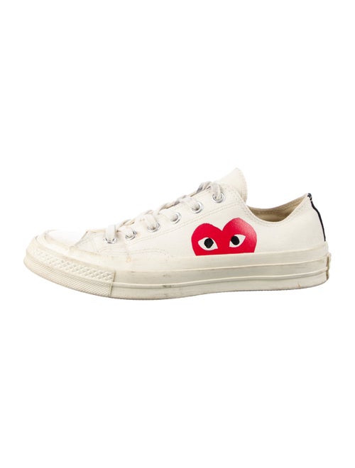 Comme des Garçons Canvas Graphic Print Sneakers