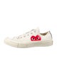Comme des Garçons Canvas Graphic Print Sneakers