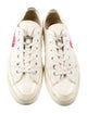 Comme des Garçons Canvas Graphic Print Sneakers