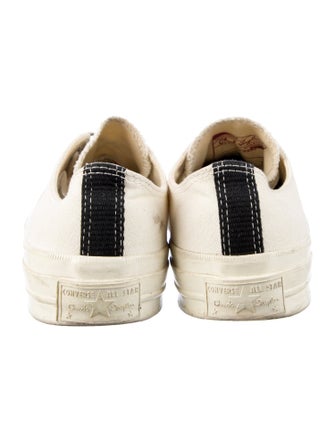 Comme des Garçons Canvas Graphic Print Sneakers