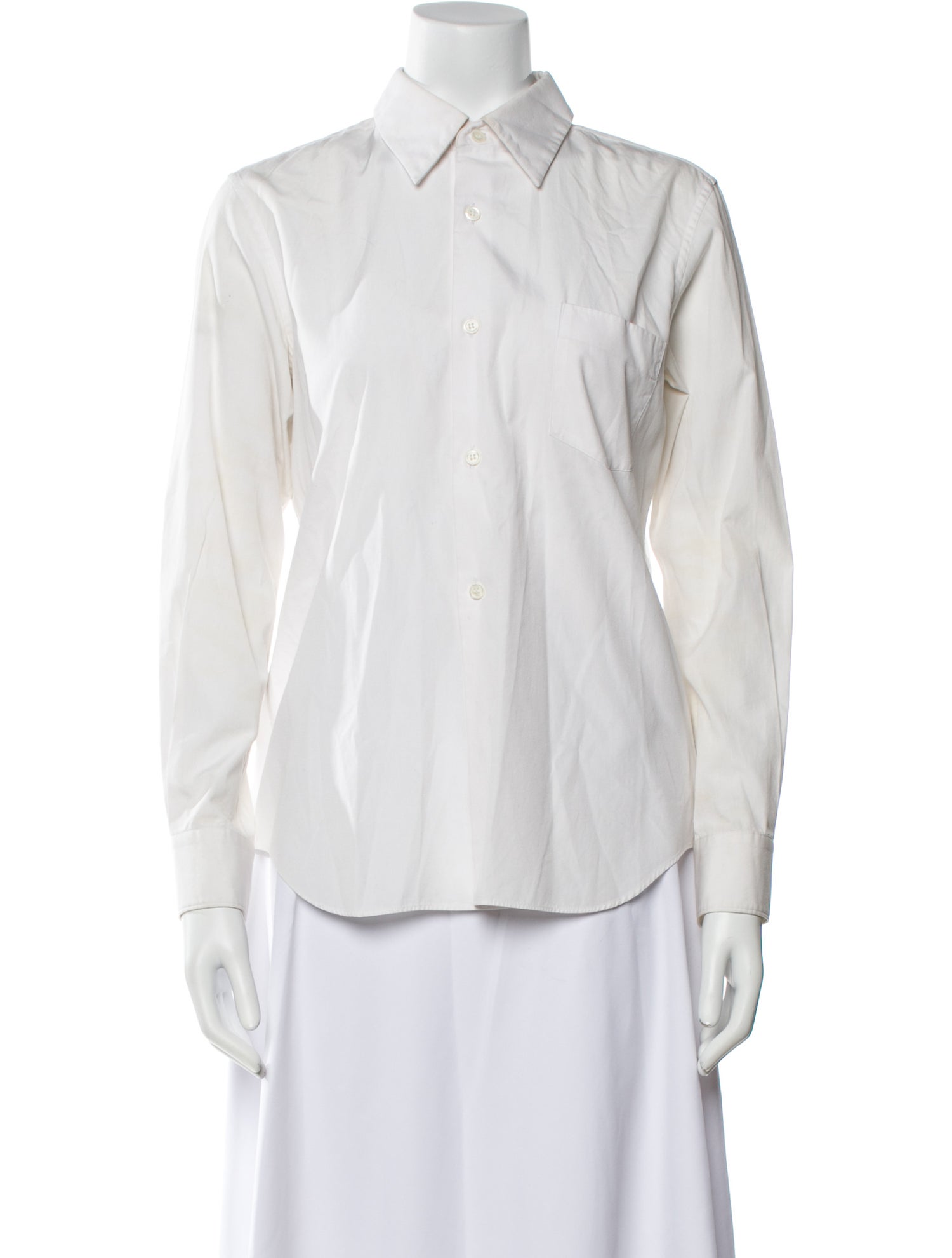 Comme des Garçons Long Sleeve Button-Up Top