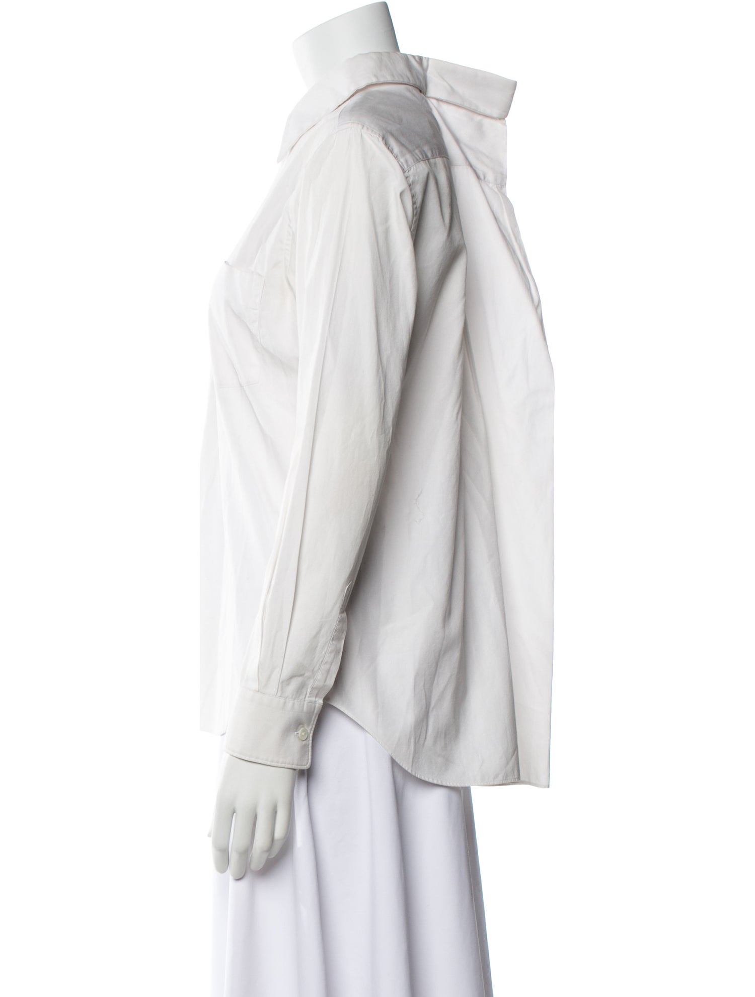 Comme des Garçons Long Sleeve Button-Up Top