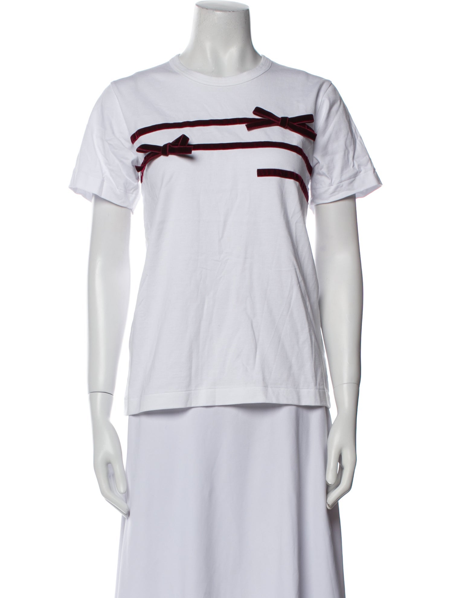 Comme des Garçons Girl Graphic Print Crew Neck T-Shirt