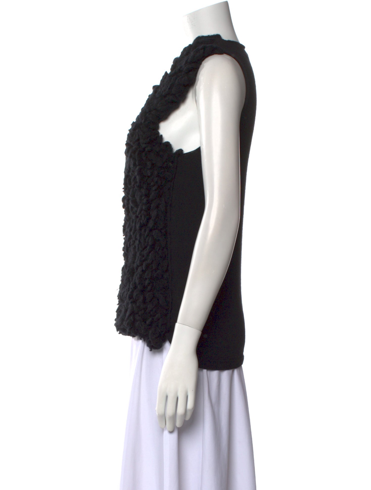 Comme des Garçons Wool Scoop Neck Sweater