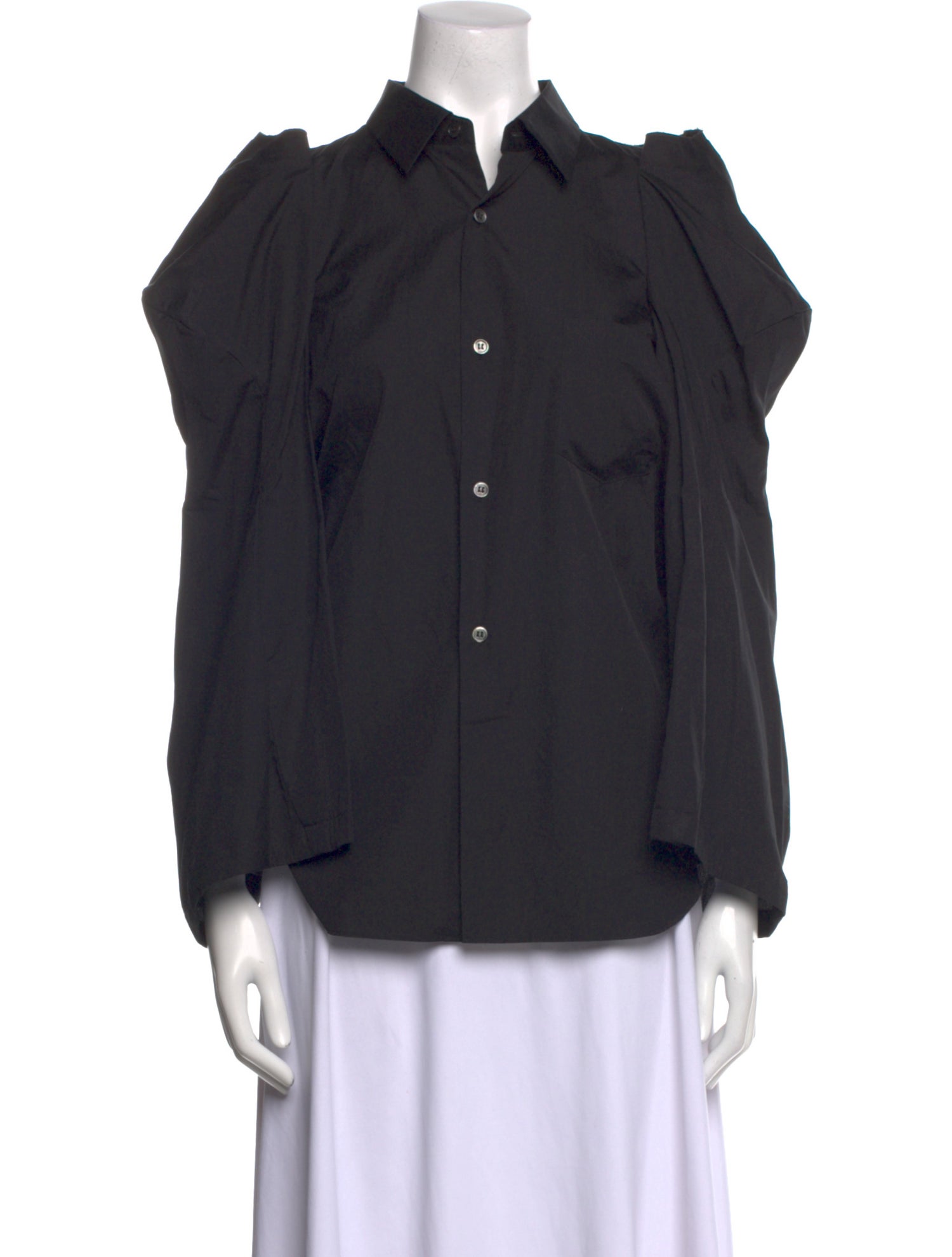 Comme des Garçons Long Sleeve Button-Up Top