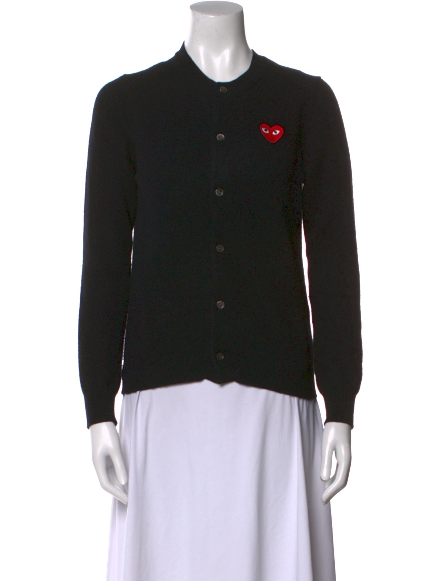 Comme des Garçons Play Wool Crew Neck Sweater