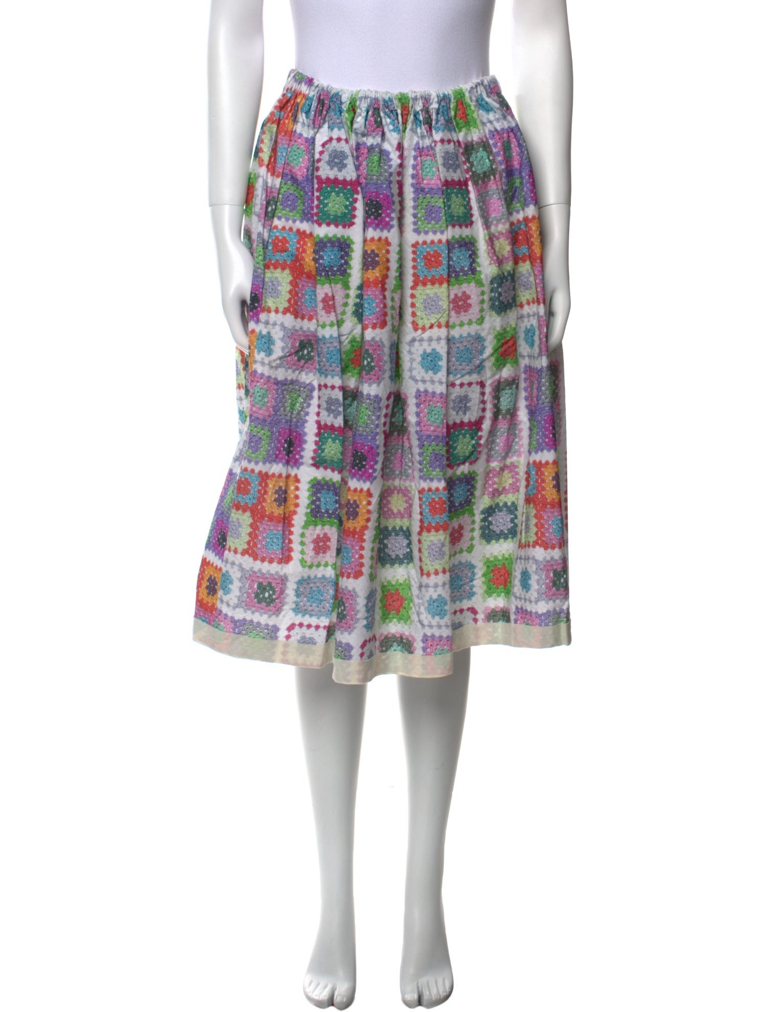 tricot COMME des GARÇONS Printed Knee-Length Skirt