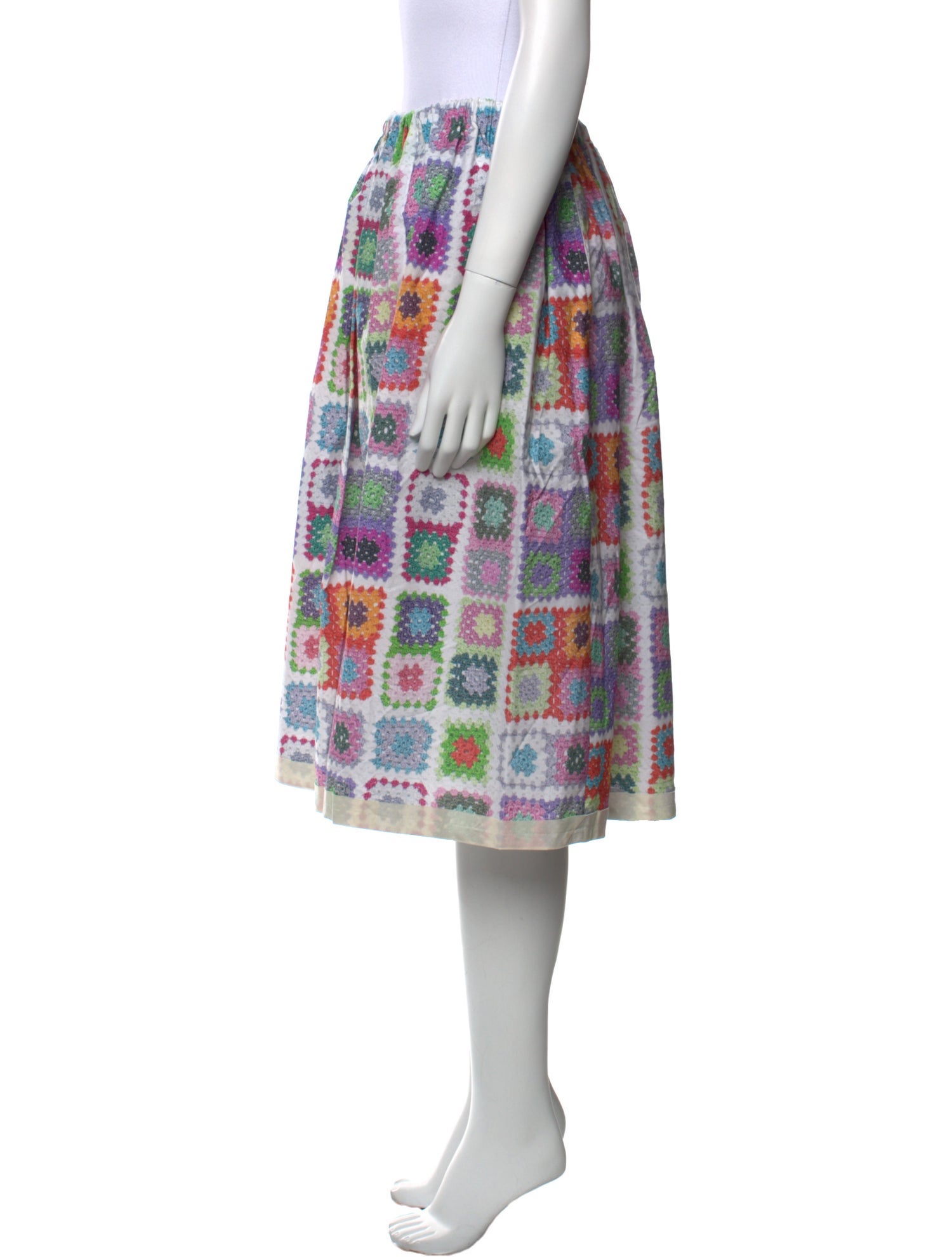 tricot COMME des GARÇONS Printed Knee-Length Skirt