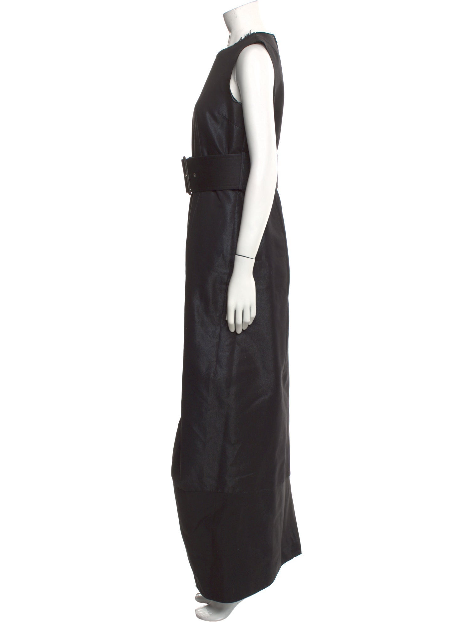 Comme des Garçons Crew Neck Long Dress