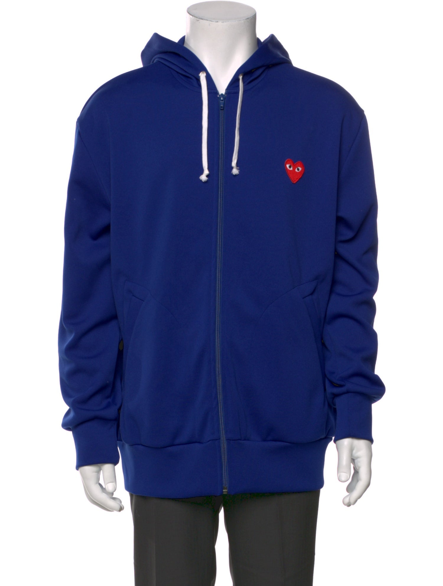 Comme des Garçons Play Crew Neck Long Sleeve Hoodie