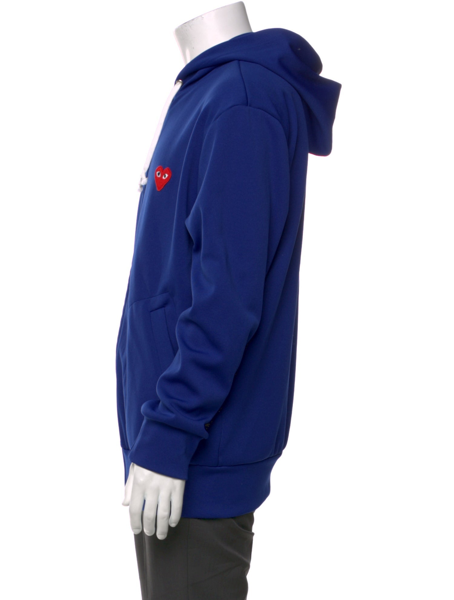 Comme des Garçons Play Crew Neck Long Sleeve Hoodie