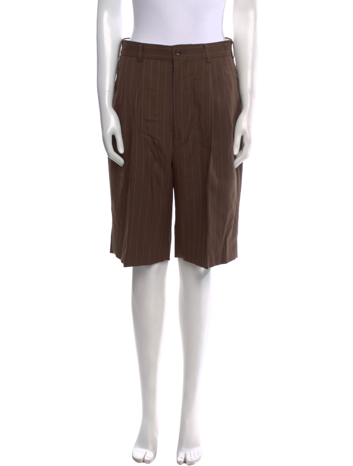 Comme des Garçons Wool Knee-Length Shorts