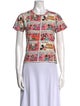 Comme des Garçons Girl Printed Crew Neck T-Shirt