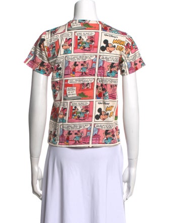Comme des Garçons Girl Printed Crew Neck T-Shirt