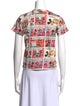 Comme des Garçons Girl Printed Crew Neck T-Shirt