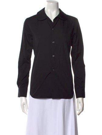 Comme des Garçons Long Sleeve Button-Up Top