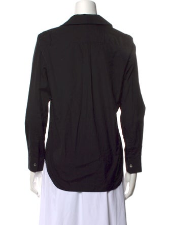 Comme des Garçons Long Sleeve Button-Up Top