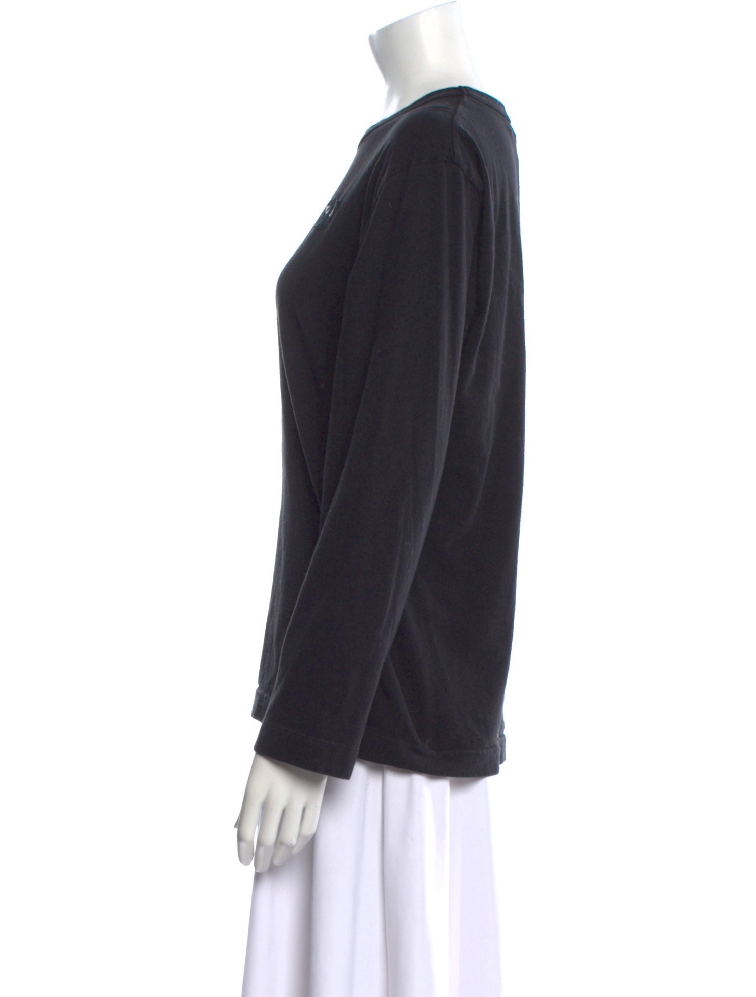 Comme des Garçons Play Crew Neck Long Sleeve Sweatshirt
