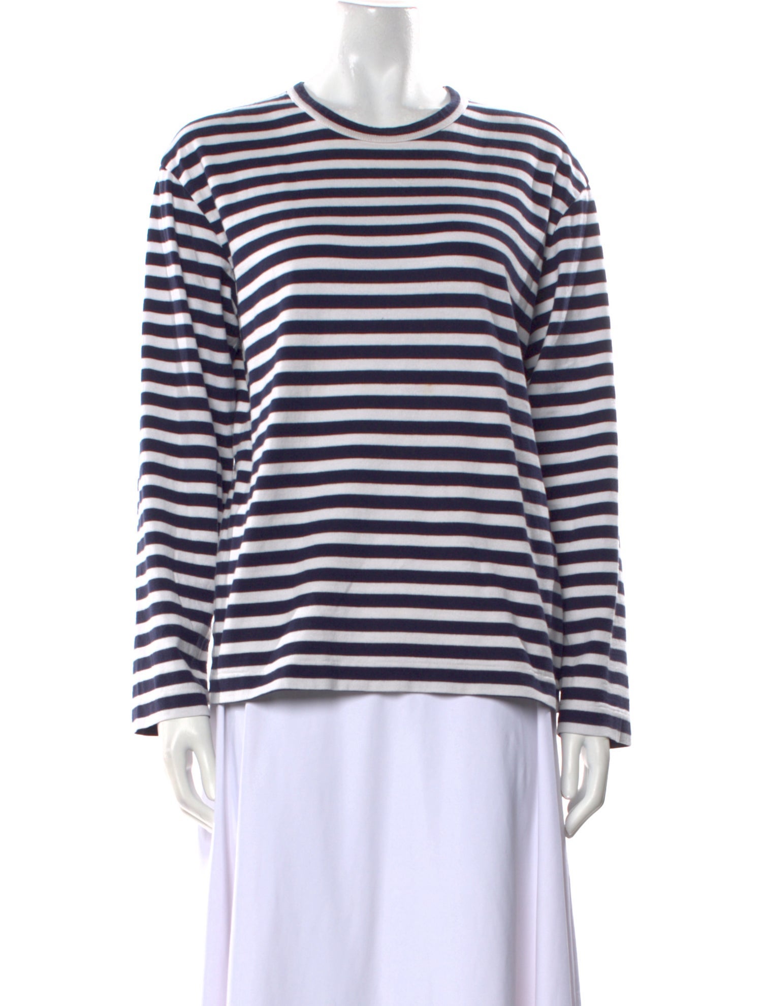 Comme des Garçons Striped Crew Neck T-Shirt