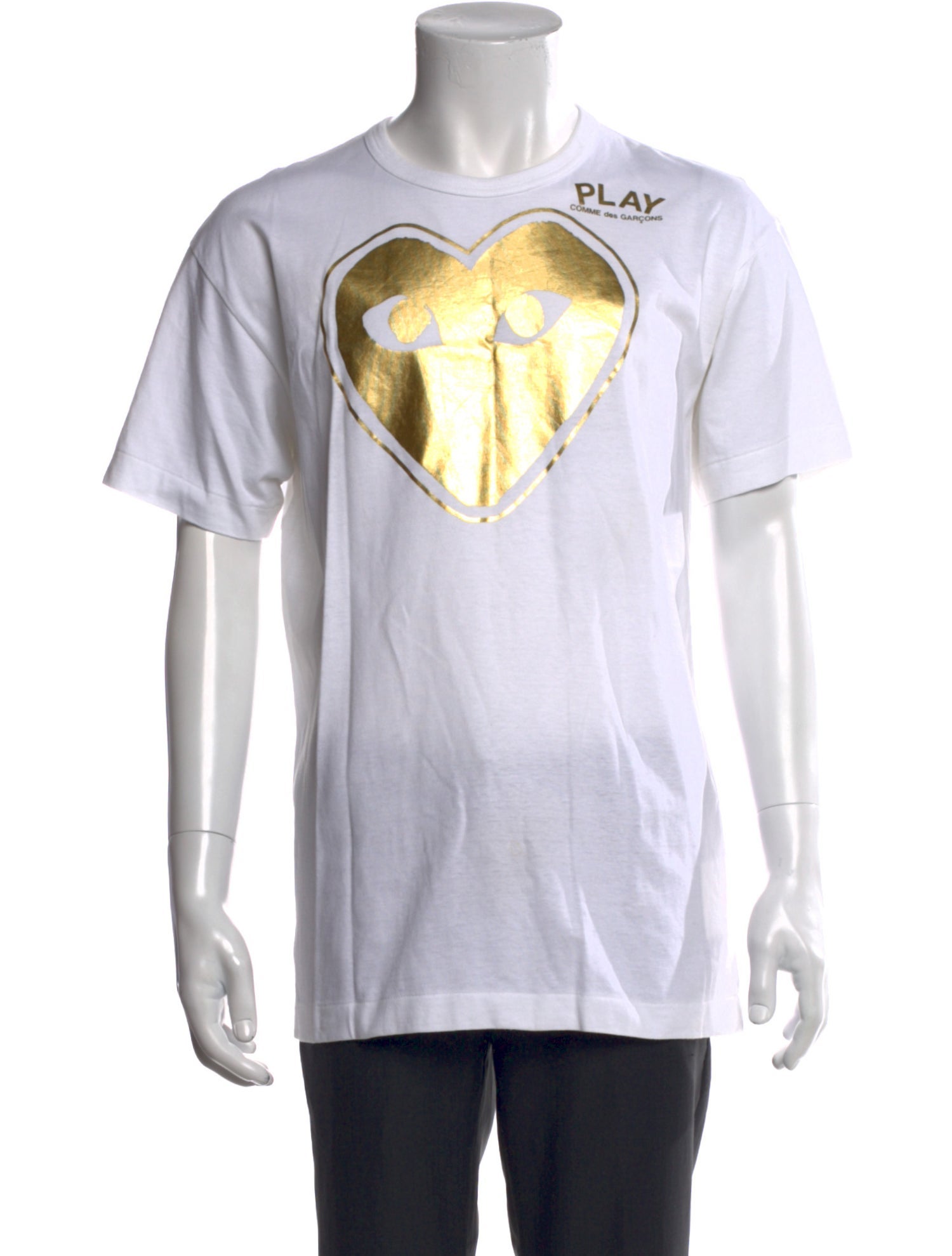 Comme des Garçons Play Graphic Print Short Sleeve Shirt