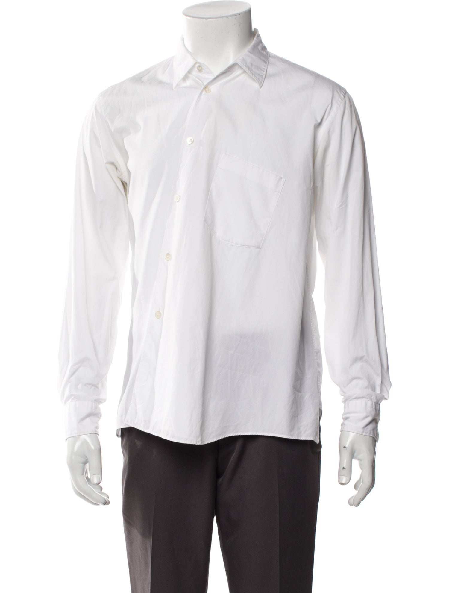 Comme des Garçons Homme Plus Striped Long Sleeve Dress Shirt