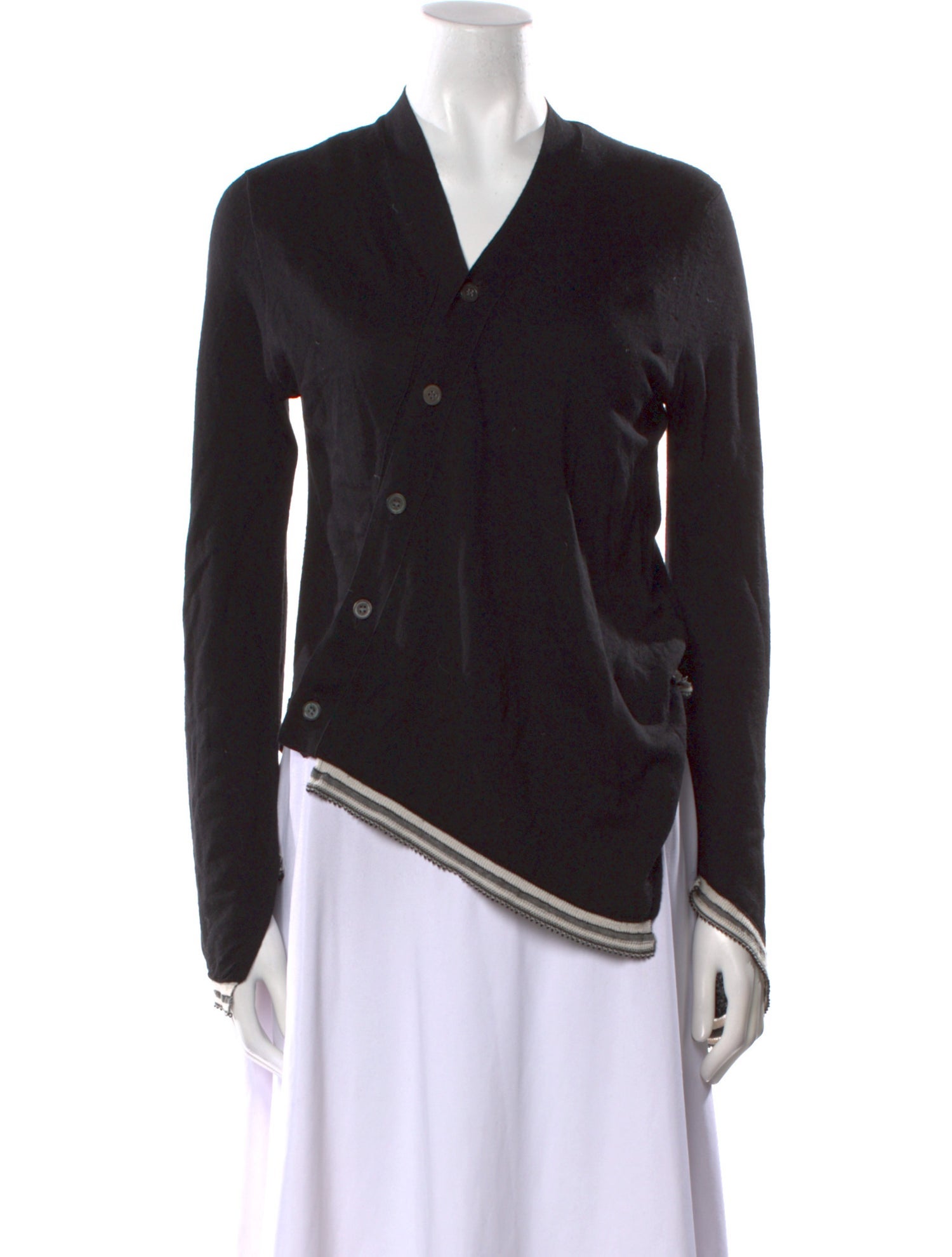 Comme des Garçons Comme des Garçons Wool V-Neck Sweater