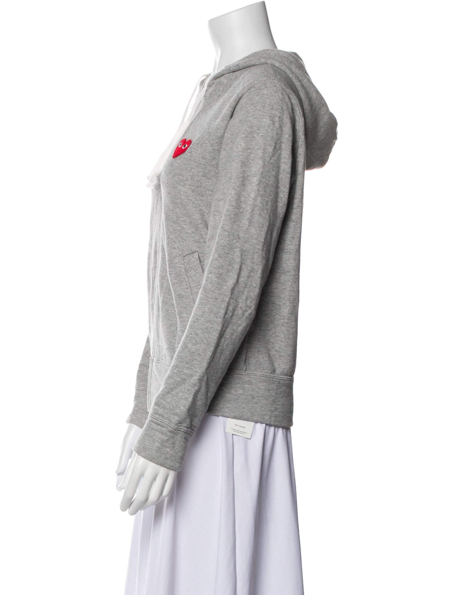 Comme des Garçons Play Crew Neck Long Sleeve Sweatshirt