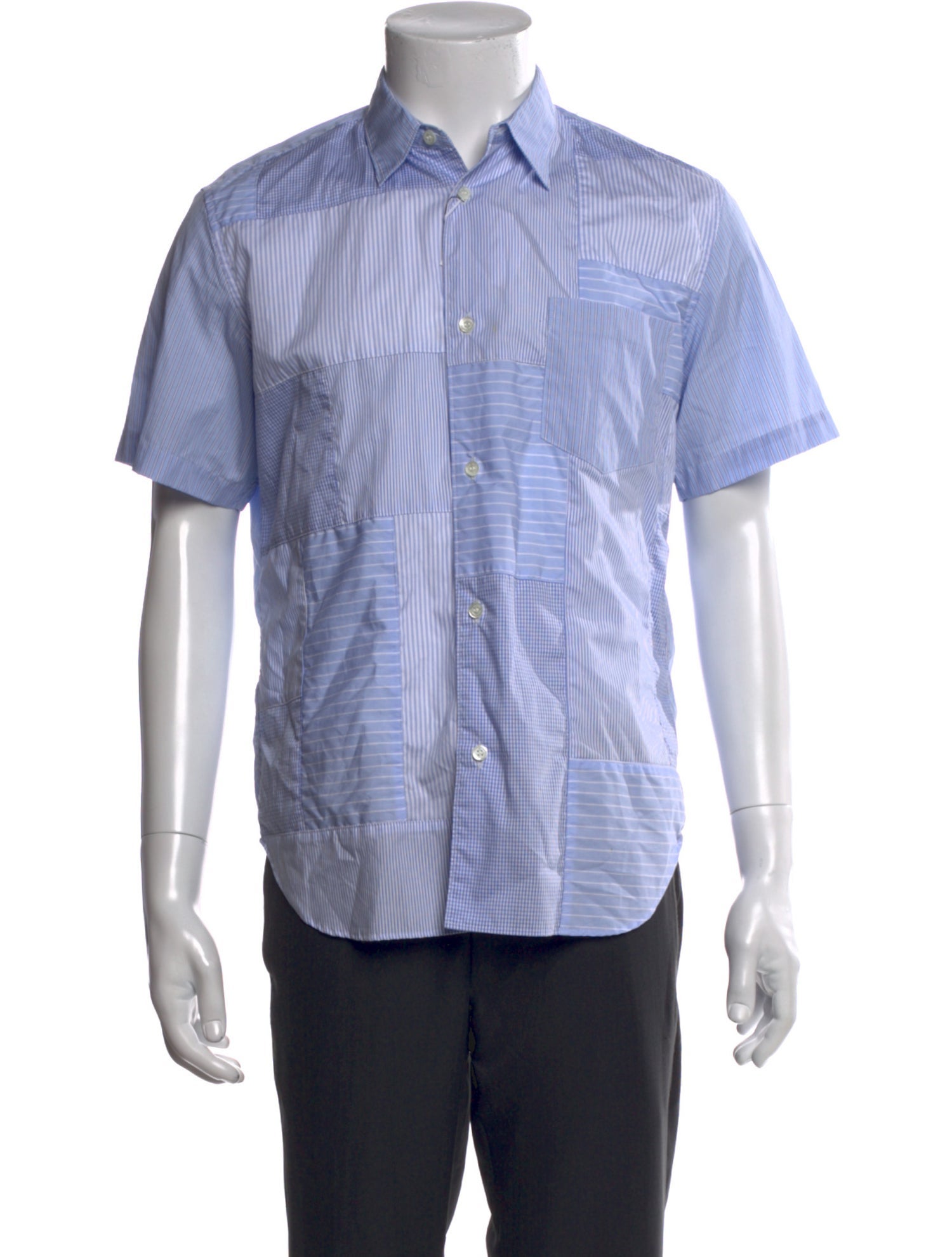Comme des Garçons Striped Short Sleeve Shirt w/ Tags