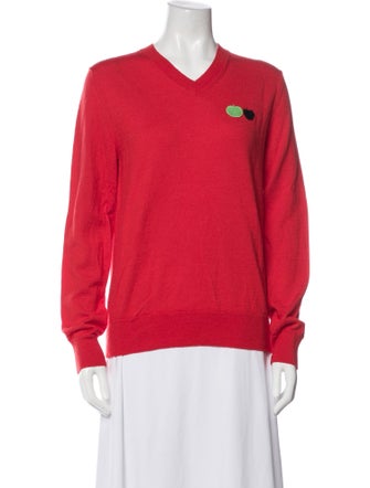 Comme des Garcons x The Beatles Wool V-Neck Sweater