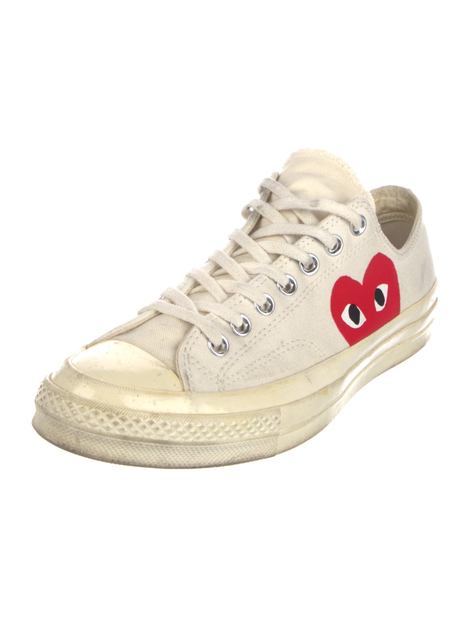 Comme des Garçons Play x Converse Canvas Printed Sneakers