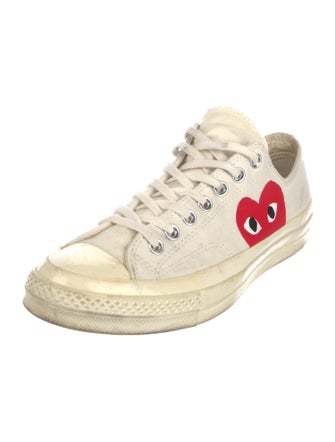 Comme des Garçons Play x Converse Canvas Printed Sneakers