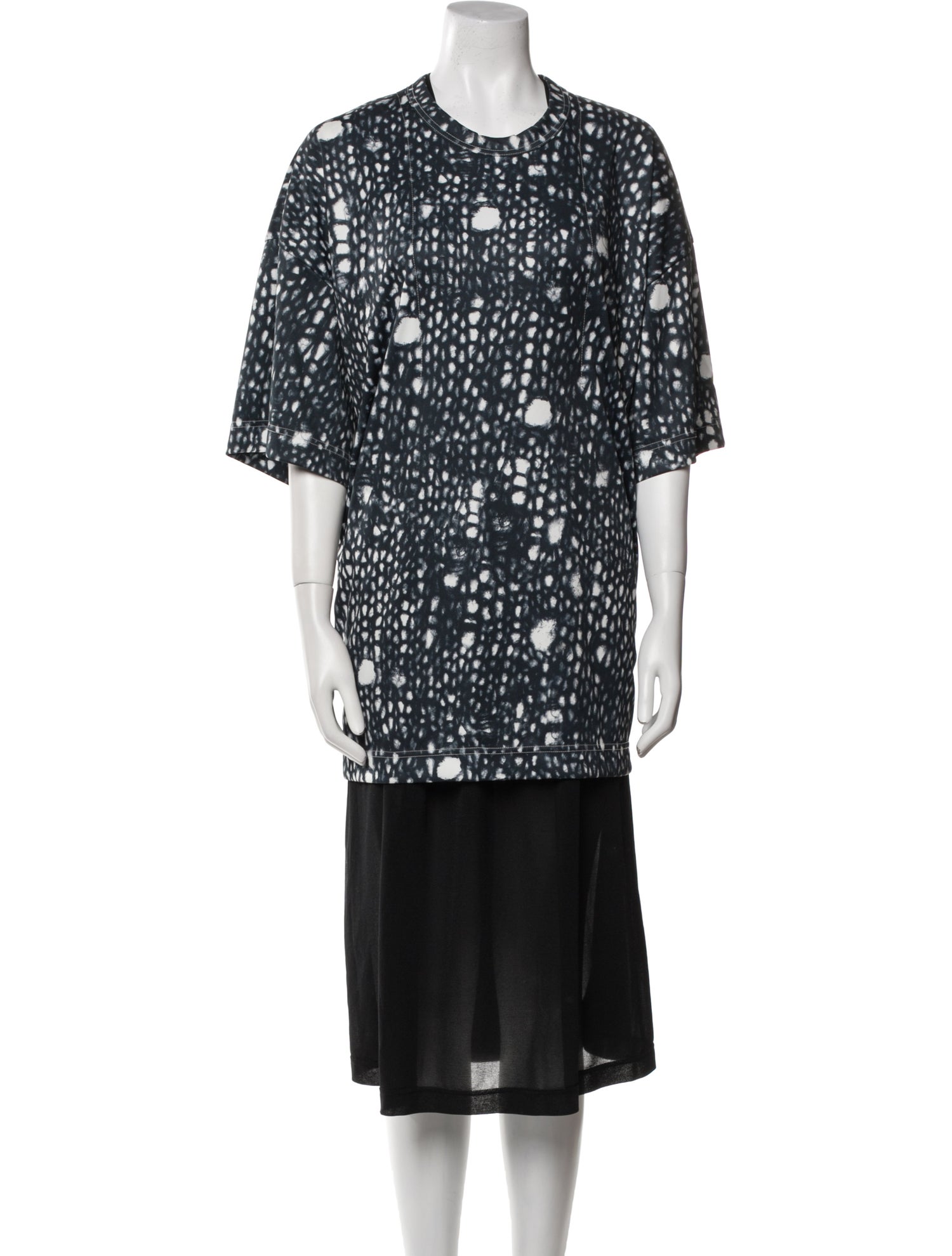 Comme des Garçons Printed Midi Length Dress