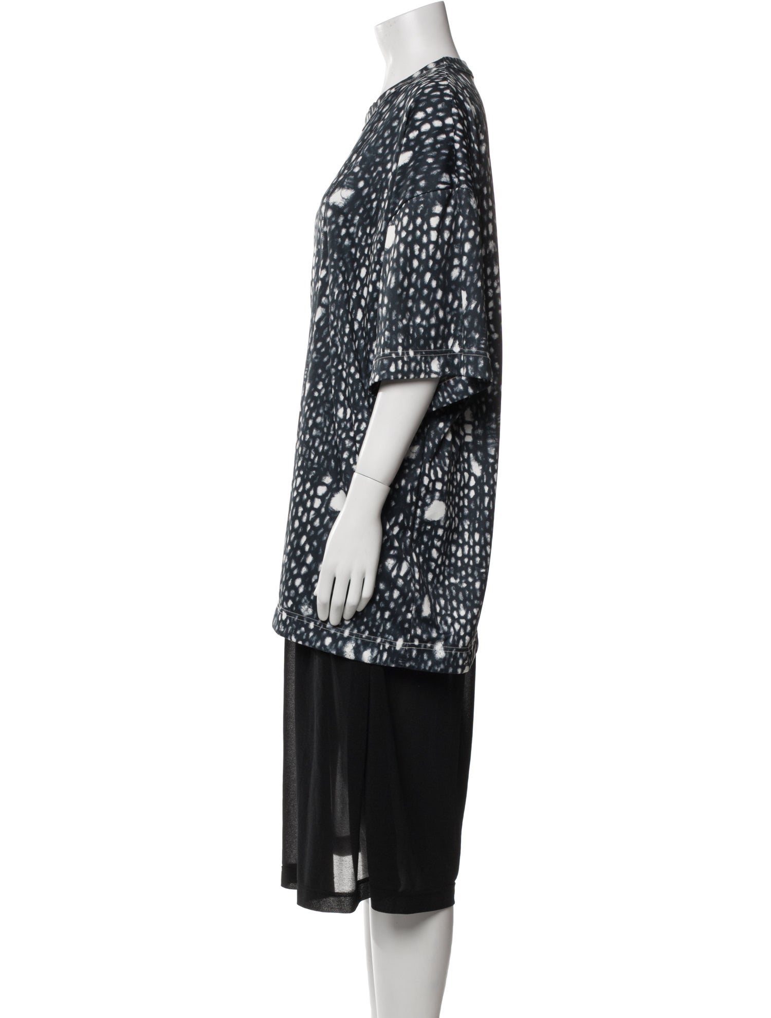 Comme des Garçons Printed Midi Length Dress