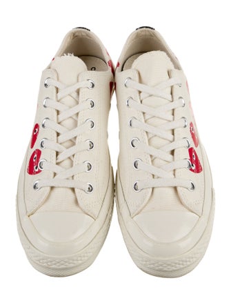 Comme des Garçons Play x Converse Canvas Printed Sneakers