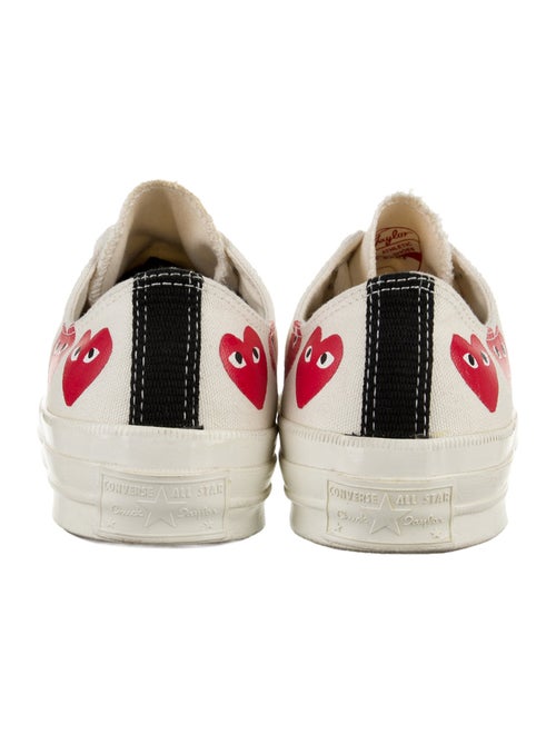 Comme des Garçons Play x Converse Canvas Printed Sneakers