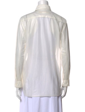 Comme des Garçons Long Sleeve Button-Up Top