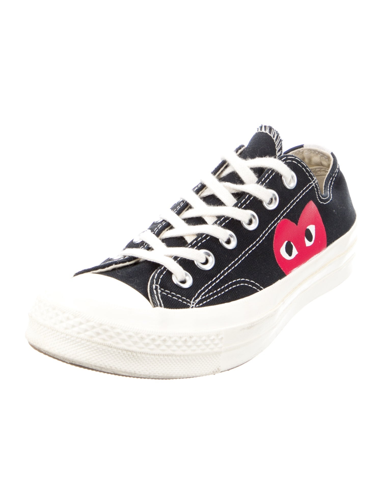 Comme des Garçons Play x Converse Canvas Printed Sneakers