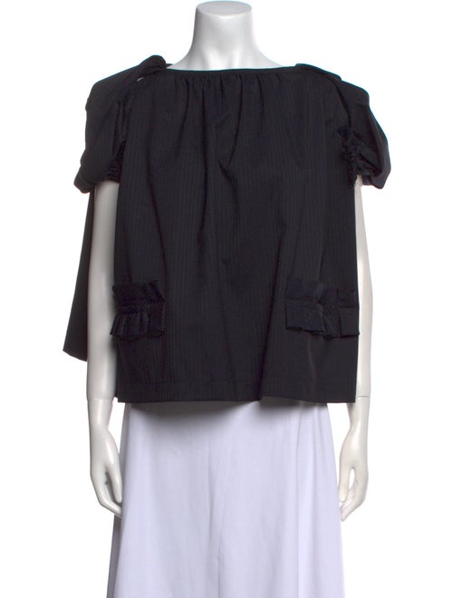tricot COMME des GARÇONS 2021 Off-The-Shoulder Blouse
