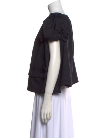 tricot COMME des GARÇONS 2021 Off-The-Shoulder Blouse