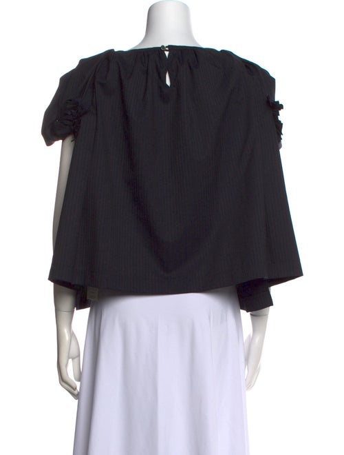 tricot COMME des GARÇONS 2021 Off-The-Shoulder Blouse