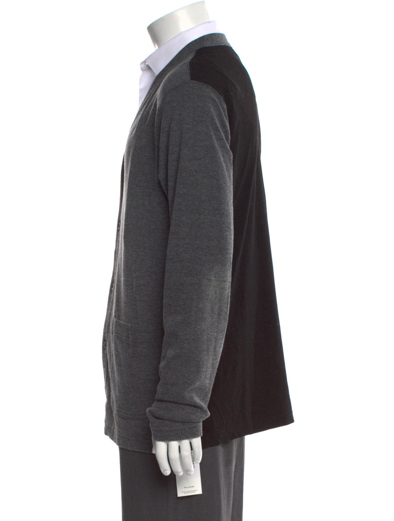 Comme des Garçons Homme V-Neck Long Sleeve Cardigan