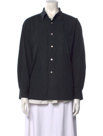 Comme des Garçons Late 2000's - Early 2010's Long Sleeve Button-Up Top