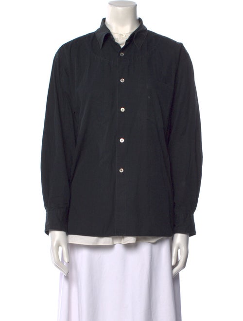 Comme des Garçons Late 2000's - Early 2010's Long Sleeve Button-Up Top
