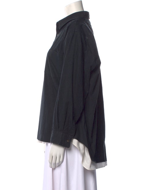 Comme des Garçons Late 2000's - Early 2010's Long Sleeve Button-Up Top