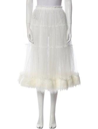 Comme des Garçons Midi Length Skirt