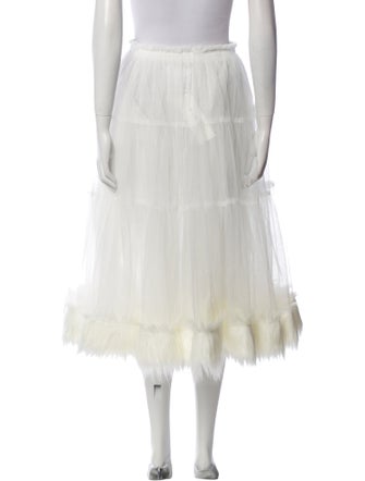 Comme des Garçons Midi Length Skirt