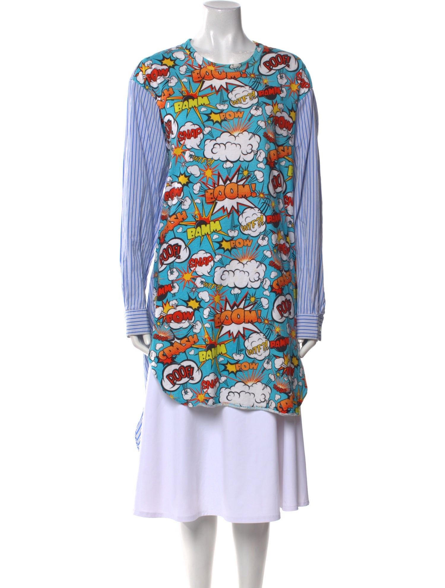 Comme des Garçons Printed Scoop Neck Tunic
