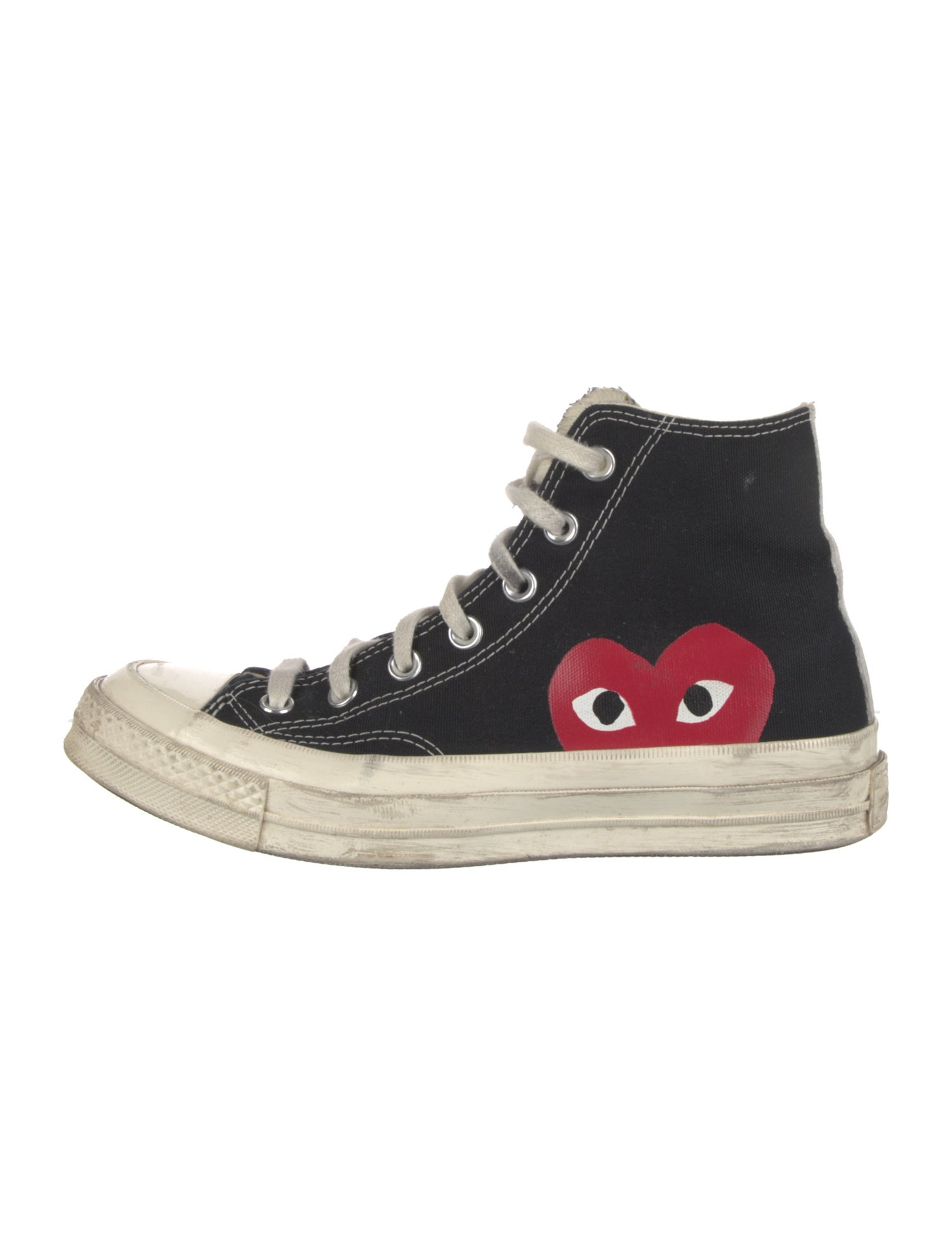 Comme des Garçons Play x Converse Canvas Printed Sneakers