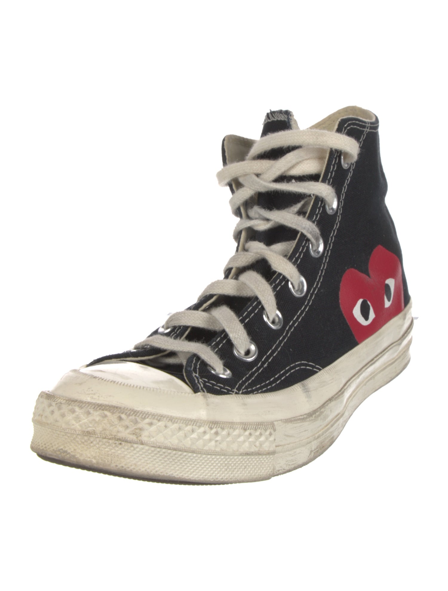 Comme des Garçons Play x Converse Canvas Printed Sneakers