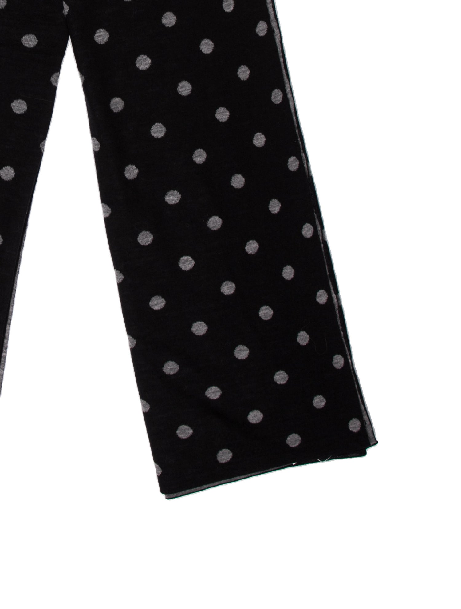 Comme des Garçons Acrylic Polka Dot Print Shawl